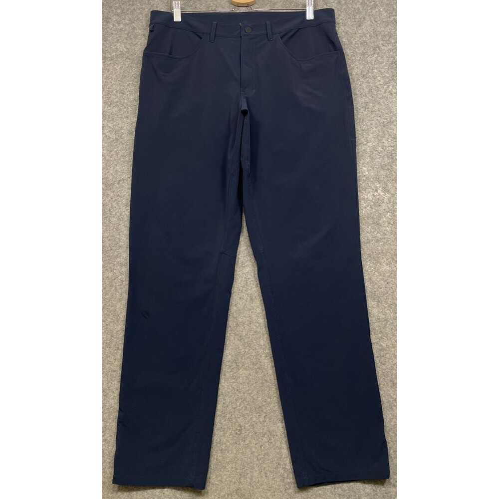 Alo Yoga Day And Night Pants Mens 36x33 Navy Blue Performance Chino Golf Stretch